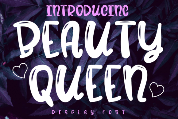 Beauty Queen: A Premium Handwritten Display Font for Elegant Branding