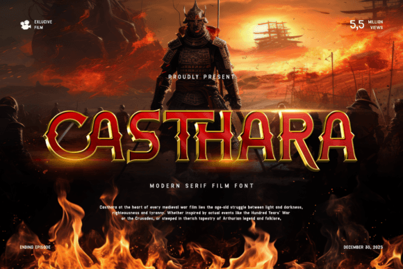 Casthara: The Bold Typeface for High-Impact Campaigns
