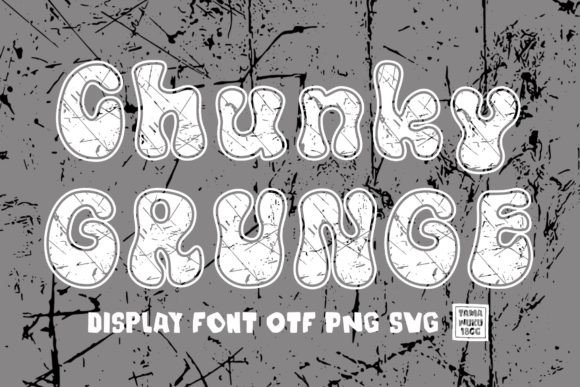 Chunky Grunge: A Vintage Display Font for Bold Editorial Design
