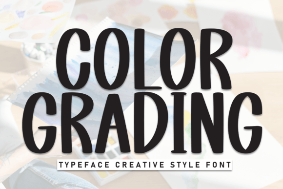 Color Grading: A Bold Display Font for Creative Makers