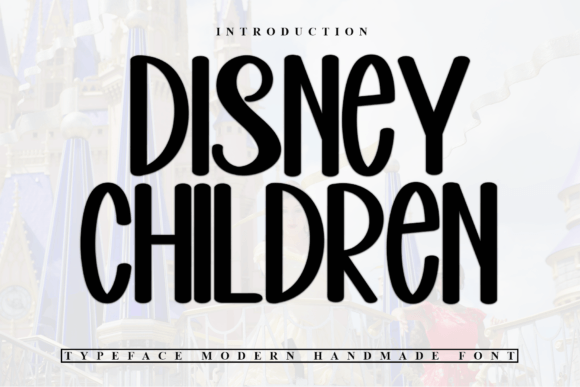 Disney Children: The Festive Typeface for Holiday Branding