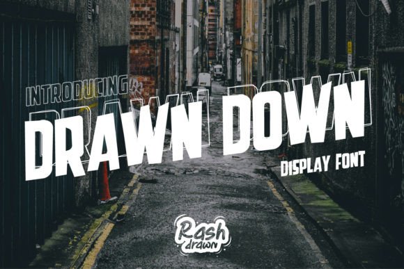 Drawn Down: The Playful Typeface for Bold Editorial Design