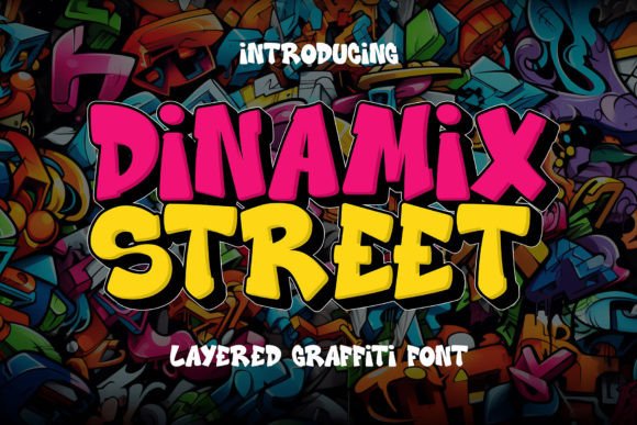 Dynamix Street: The Bold Display Font for Creative Labels