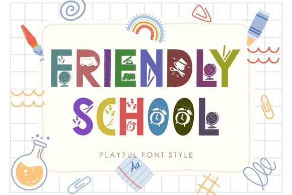 Friendly School: The Display Typeface for Scroll-Stopping Visuals
