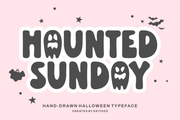 Halloween Vibes: Haunted Sunday Typeface for Creative Projects