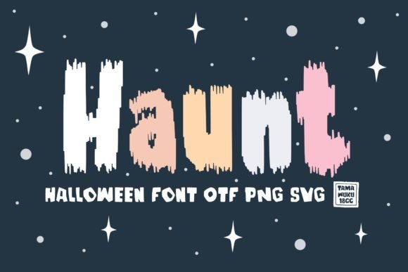 Haunt: A Spooky Display Font for Digital Branding