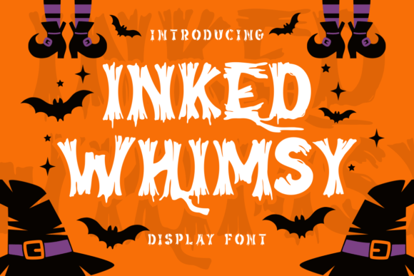Inked Whimsy: A Display Font for Fright and Delight