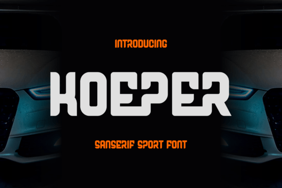 Koeper: The Modern Display Font for Trendy Campaigns