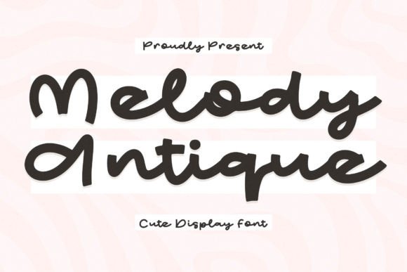 Melody Antique: The Perfect Typeface for Boutique Branding