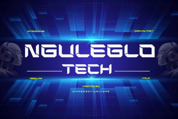 Nguleglo Tech: The Premium Display Font for Modern Campaigns