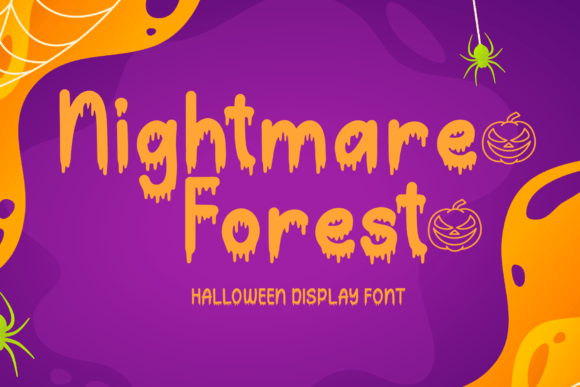 Nightmare Forest: The Spooky Display Font for Chilling Campaigns