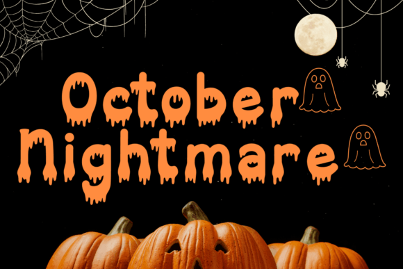 October Nightmare: The Spooky Display Font for Haunted Branding
