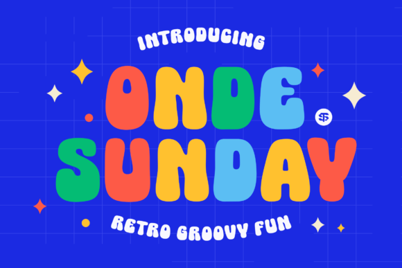 Onde Sunday: A Retro-Modern Display Font for Vibrant Branding