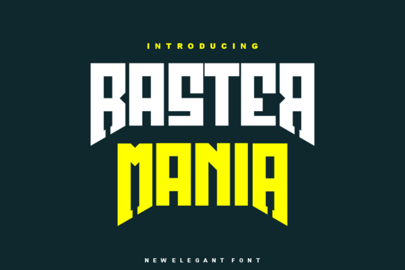 Raster Mania: The Bold Display Font for Digital Design