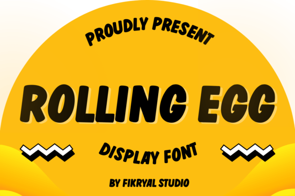 Rolling Egg: The Perfect Handwritten Display Font for Your Craft Projects