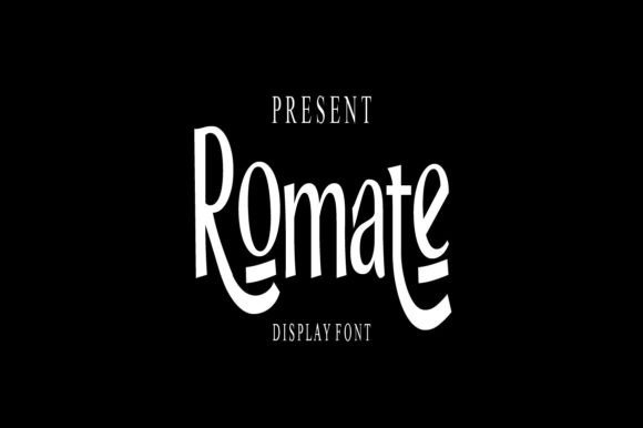 Romate: The Exquisite Display Font for Editorial Design