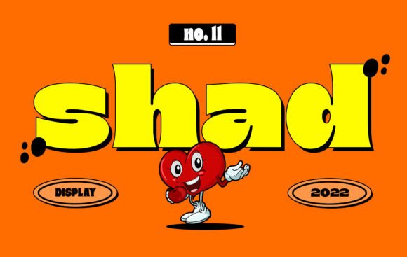 Shad: The Beautiful Display Font for Handmade Creators