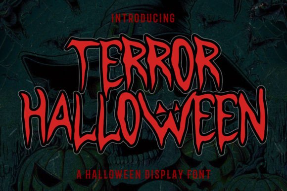 Terror Halloween: The Spooky Display Font for Editorial Design