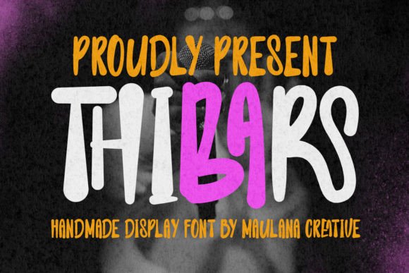 Thibars: The Handmade Display Font for Scroll-Stopping Campaigns