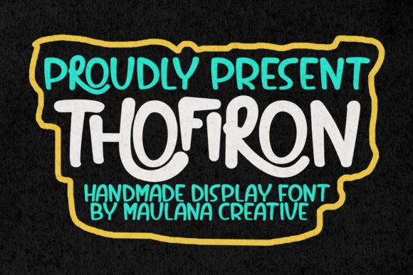 Thofiron: The Handmade Brush Display Font for Vibrant Digital Experiences