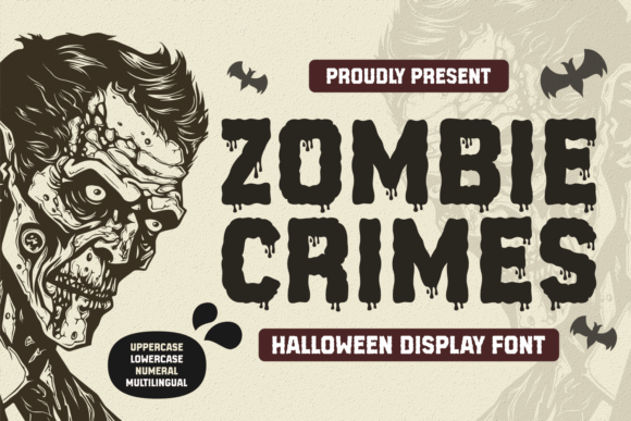 Zombie Crimes: The Spooky Display Font for Halloween Branding